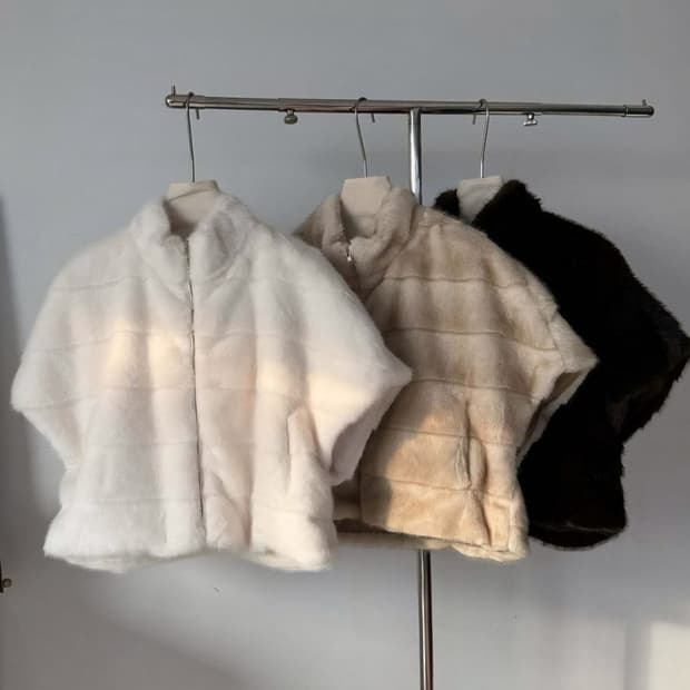 에코밍크조끼(새제품)에코퍼,밍크조끼