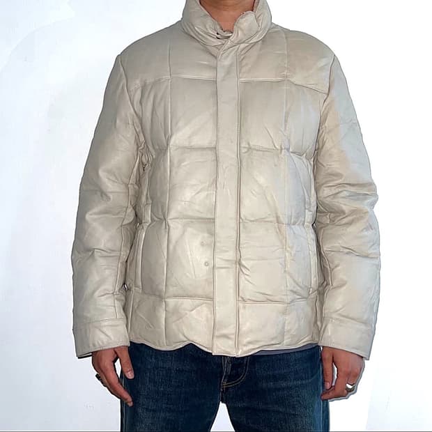 COMME CA DU MODE  MEN  양가죽 덕다운 자켓