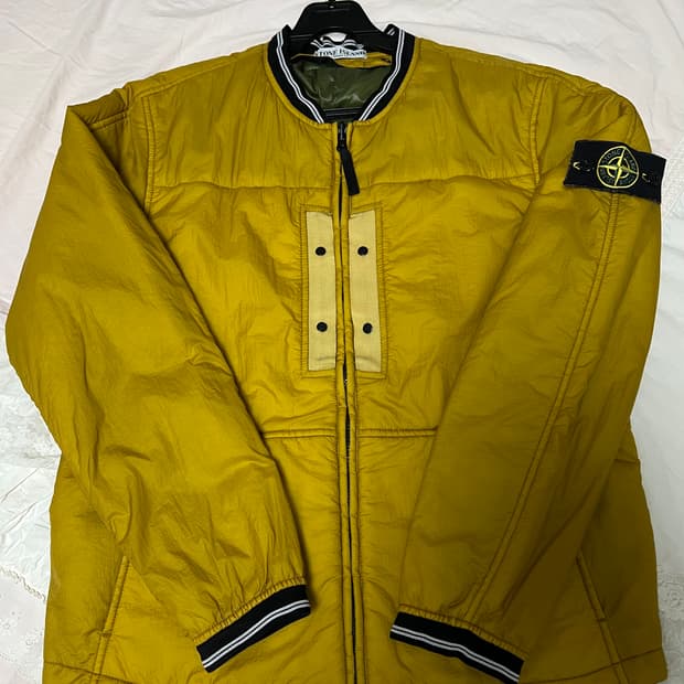 스톤아일랜드 옐로우 자켓 L
