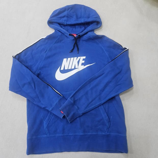 XL 나이키 화이트로고 후드티 0303Y