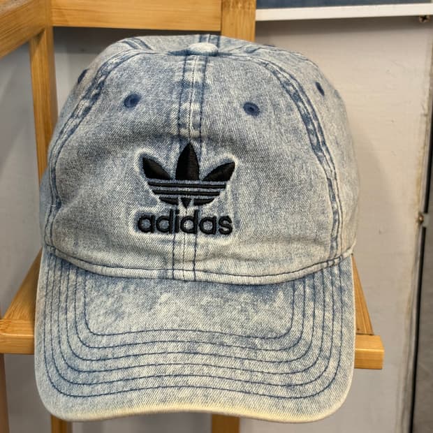 아디다스 데님 워싱 스티치 볼캡 OS