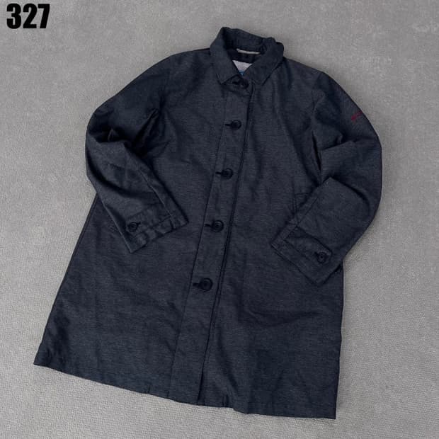 콜롬비아 회색 롱코트 