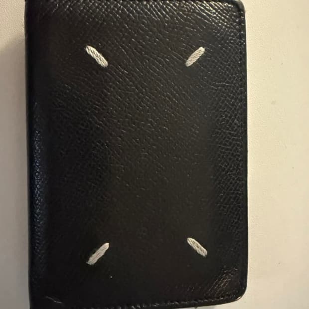 급처)) 메종 마르지엘라 블랙 카드 반지갑