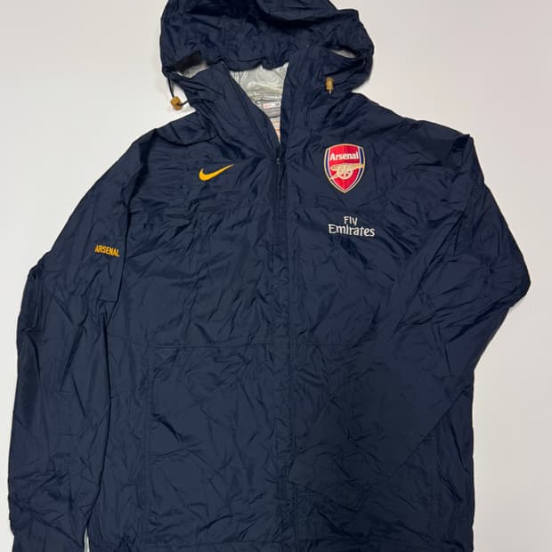나이키 올드스쿨 아스날 바람막이 후드 자켓 L