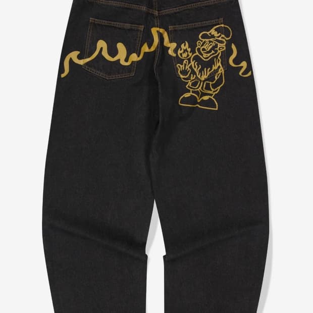 위캔더스 DWARF DENIM PANTS (BLACK)