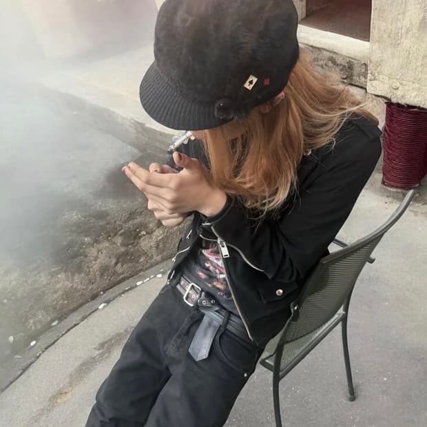 MARCELINE Tie Belt Black