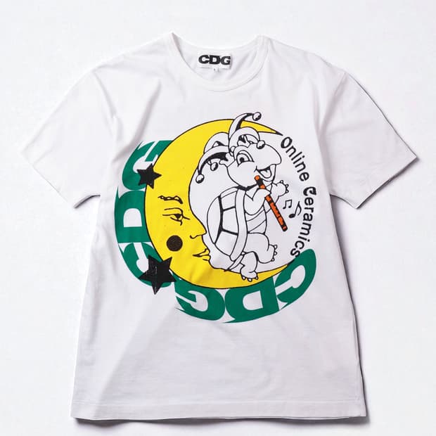 [Online Ceramics x CDG] 문 터틀 프린팅 티셔츠 