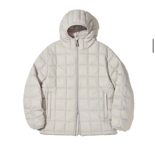 어반디타입 경량패딩 라이트그레이 M