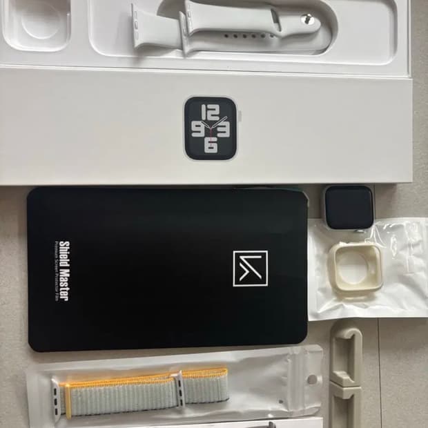 애플워치 SE2 40mm GPS 실버 풀박스