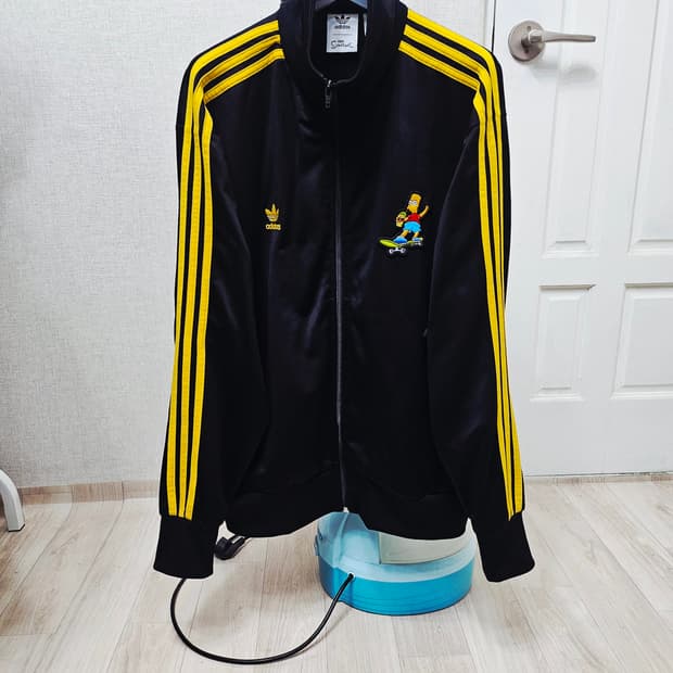 (110)2XL ☆우주매물☆ 아디다스 파이어버드 심슨 [검노] 트랙탑져지