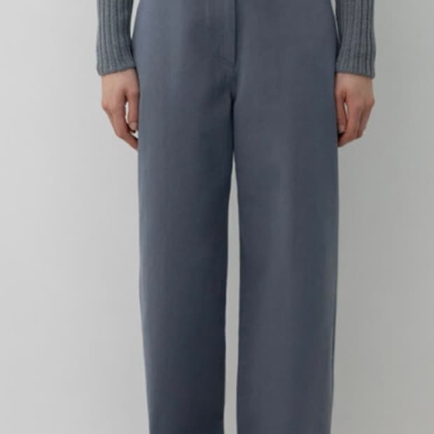 Lfm Curve Cotton Pants (Blue Gray) 새제품