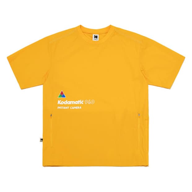 코닥어패럴 남녀공용 코다마틱 우븐 반팔 티셔츠