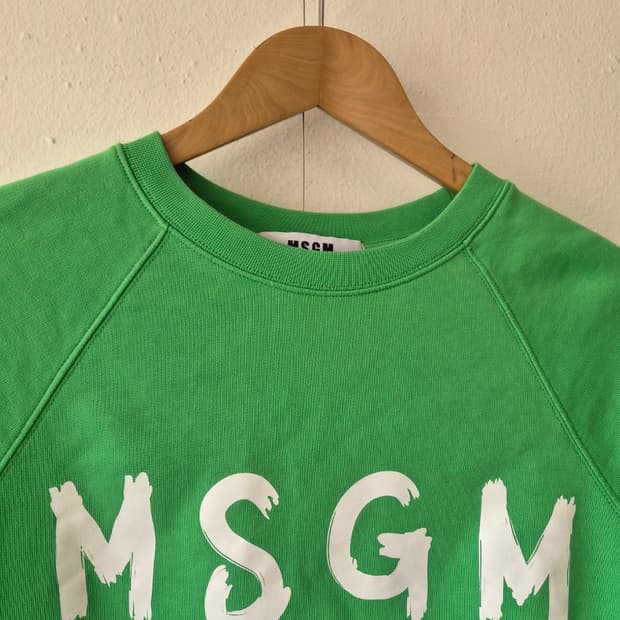 MSGM 여성 빅로고맨투맨티셔츠 M사이즈