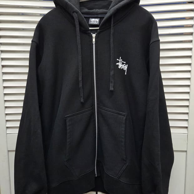 스투시 베이직 후드 집업