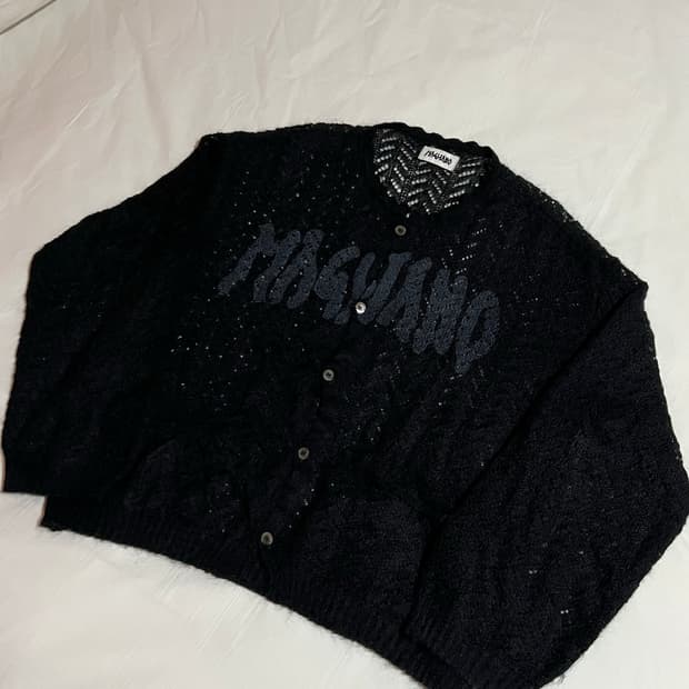 마리아노 빔보 가디건 블랙 L