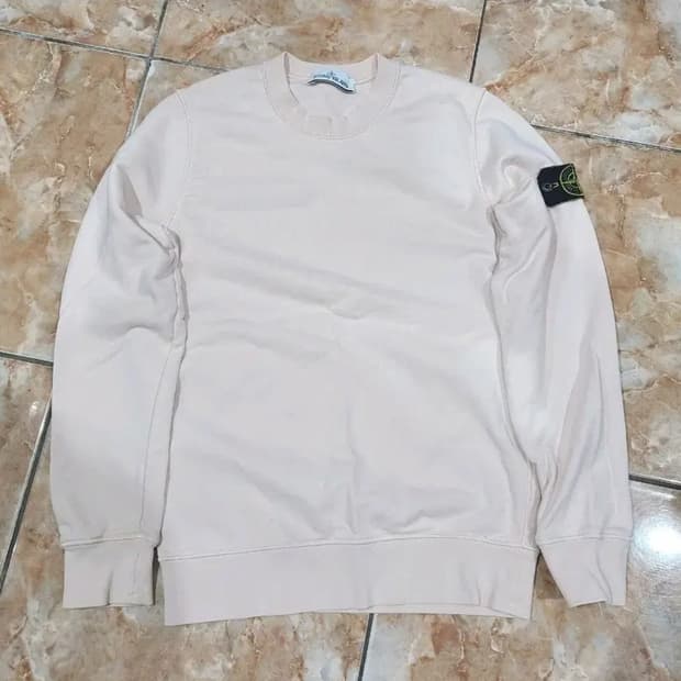 스톤아일랜드 맨투맨 연한핑크