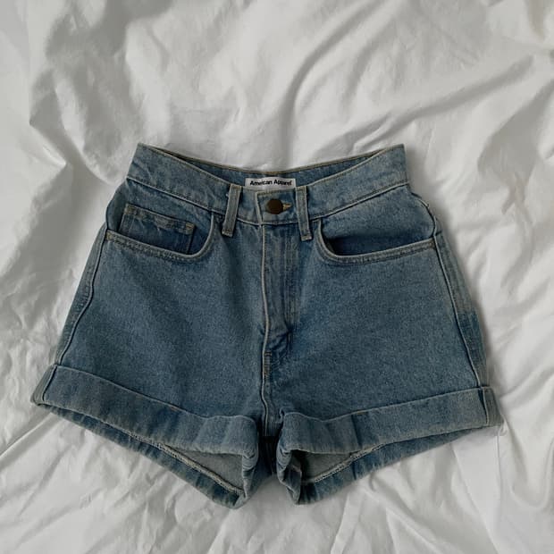 아메리칸 어패럴 연청 반바지 24