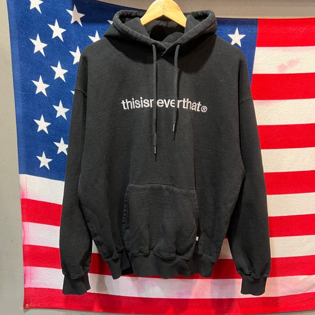 디네댓 블랙 후드티