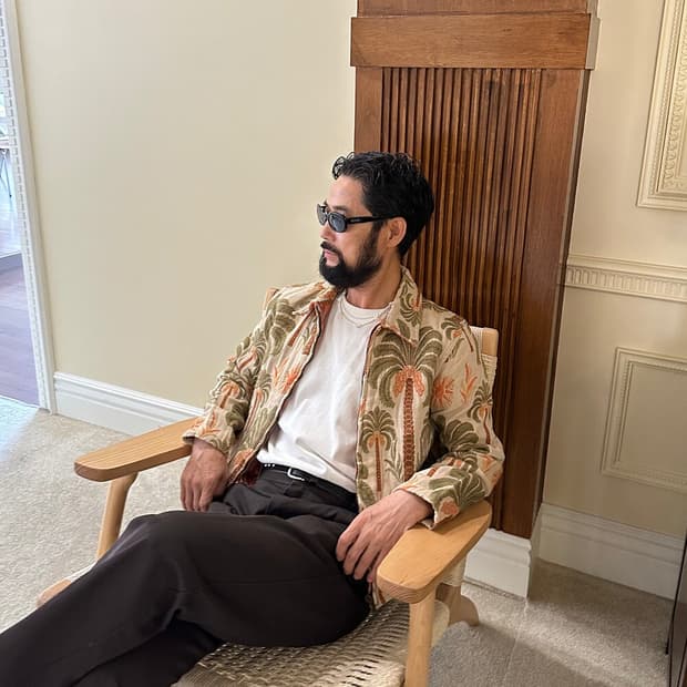 Vintage 80s Reversible Tapestry Jacket