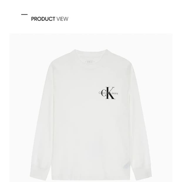 캘빈클라인 긴팔 티셔츠 xl