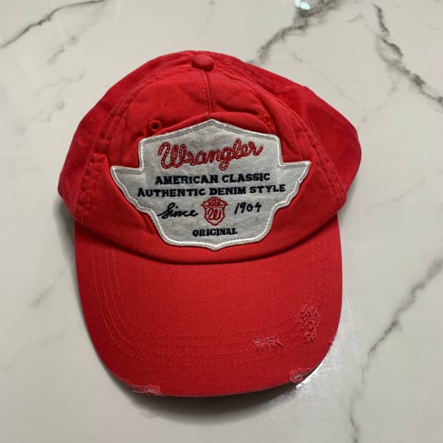 랭글러(Wrangler) 빈티지 워싱 볼캡