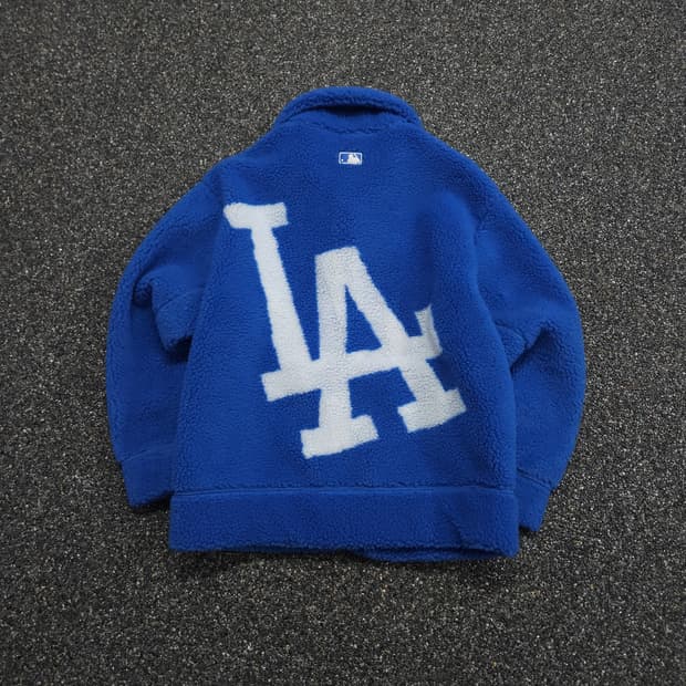 MLB LA 다저스 빅로고 플리스 자켓 (S)