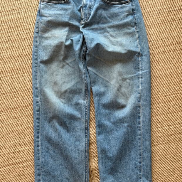 캐빈클라인 와이드 스트레이트핏 데님
