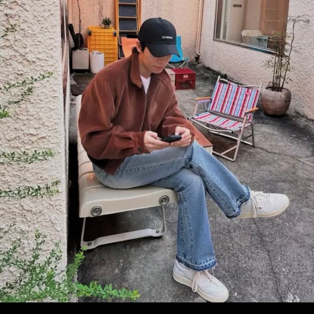 [24FW] 렉토 잭 코듀로이 해링턴 자켓 L