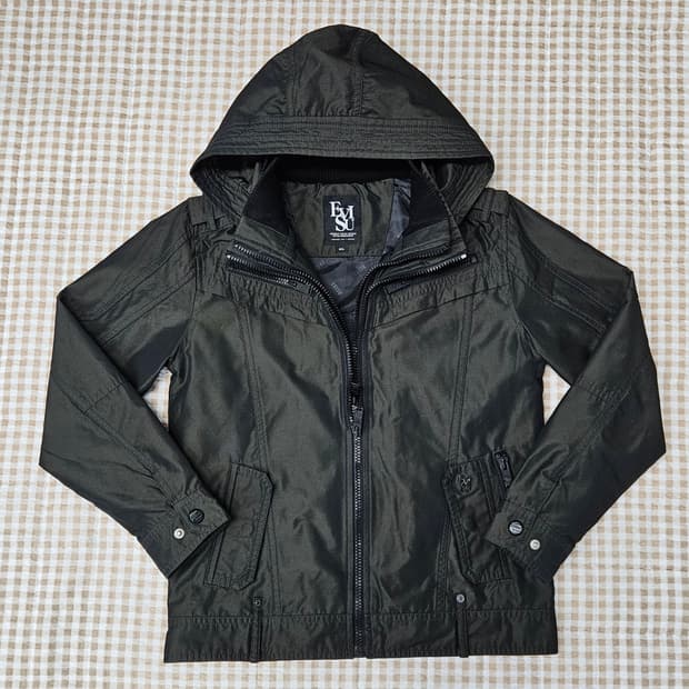 에비수 이중잠금 간절기 집업자켓 남자100