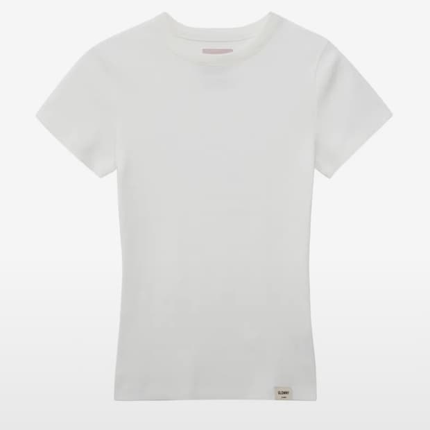 글로니 g classic fitted tee 클래식 피티드 반팔티 화이트