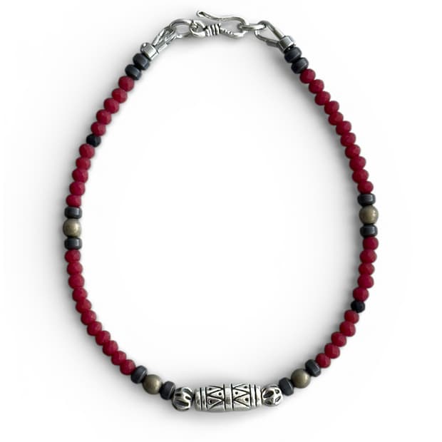 [포드메르] 에스닉 앤틱 헤마타이트 팔찌