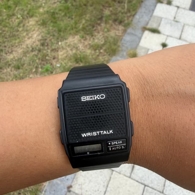 빈티지 세이코 wristtalk 새상품 판매