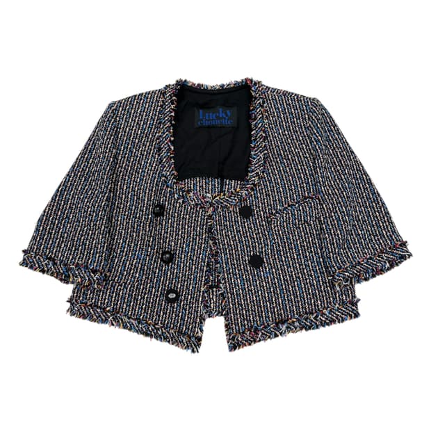 럭키슈에뜨 트위드 자켓 36