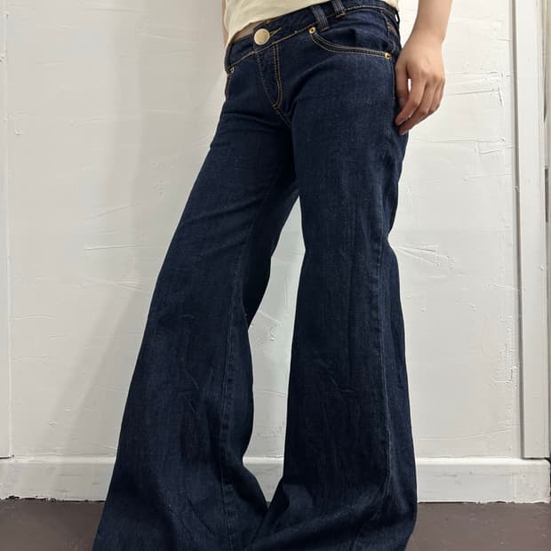 love vote denim bootscut pants