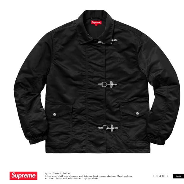 Supreme 18ss nylon jacket