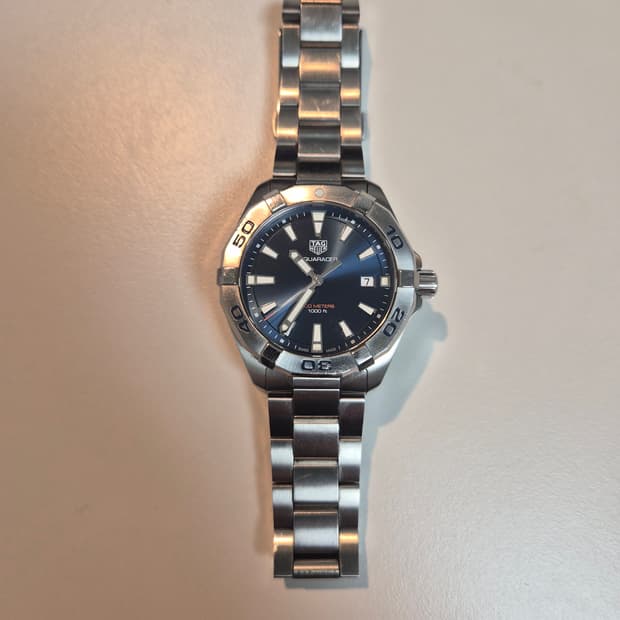 테그호이어 아쿠아레이서 300 : 청판 41mm 쿼츠