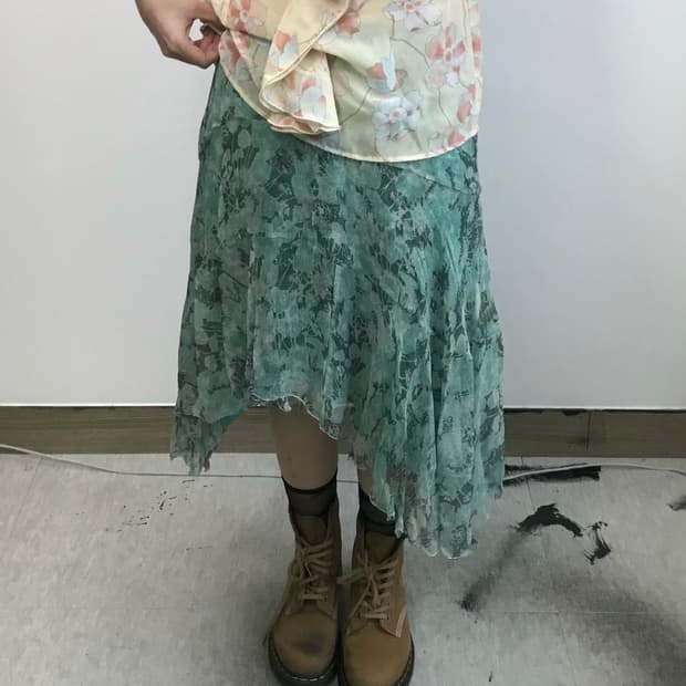 막스마라 플라워 스커트