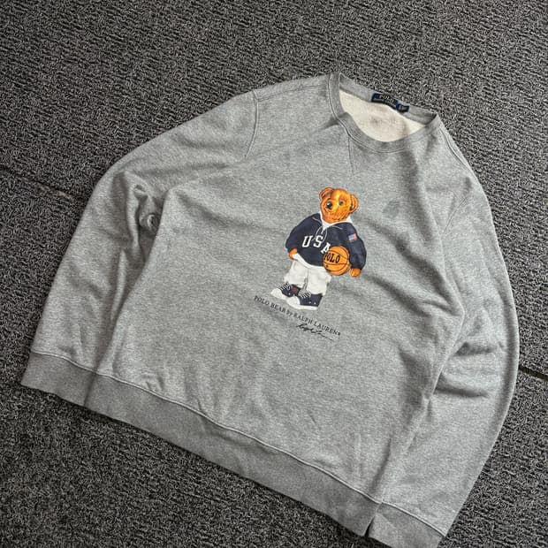 폴로 랄프로렌 신형 베스킷 베어 크루넥 맨투맨 2437