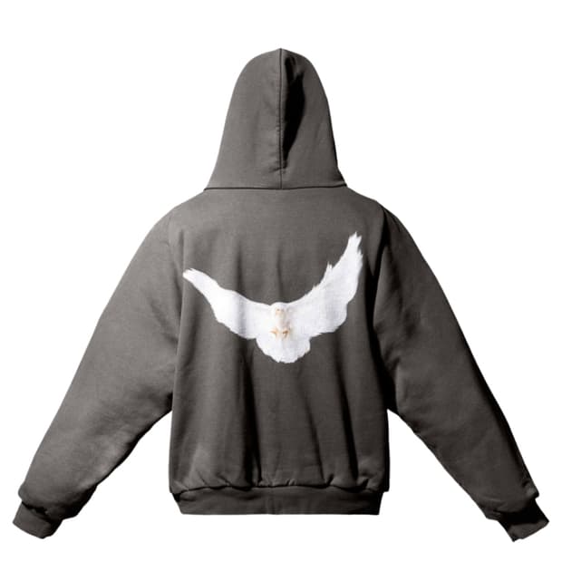 이지 갭 X 발렌시아가 도브 슈렁큰 후드 그레이 S