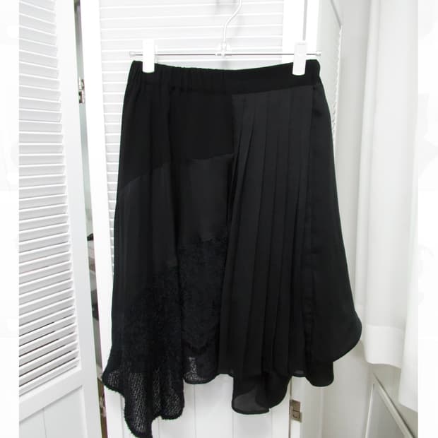 Gomme 고무 패치워크 스커트