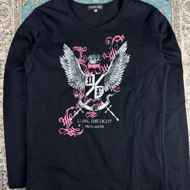 JPN 빈티지 펑크락 스컬 롱슬리브1597