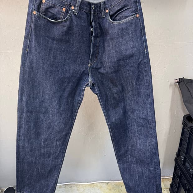 아웃스탠딩 40's 셀비지 인디고 L