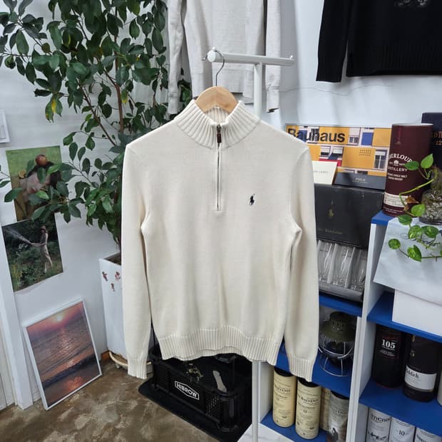 폴로랄프로렌 하프집업 니트 S