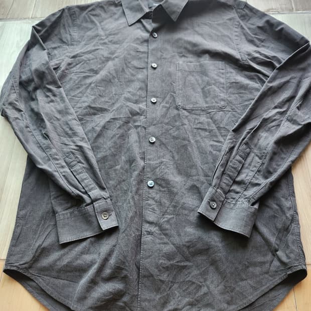 띠어리(Theory) 그레이 셔츠 L