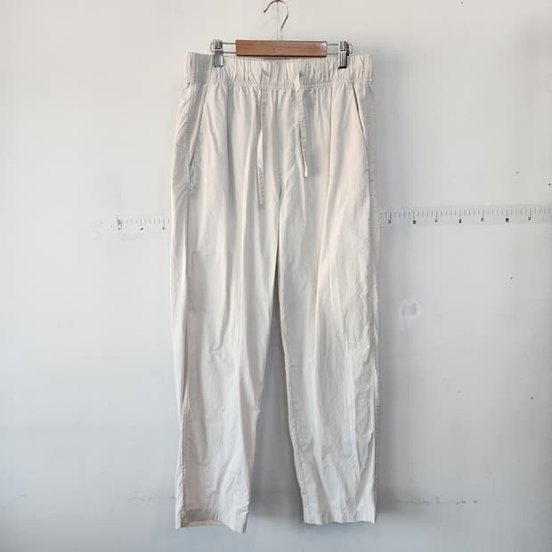 코스 아이보리 밴딩 면바지