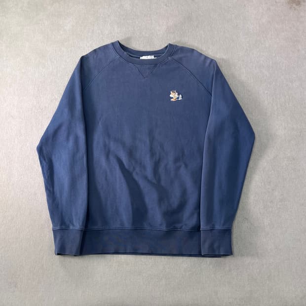 100 메종키츠네 칠렉스 폭스패치 맨투맨