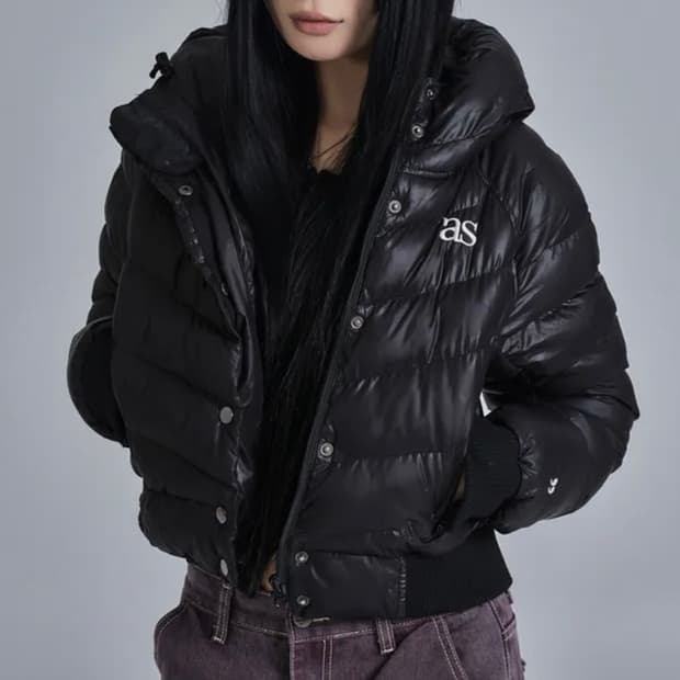 애즈온 숏 푸퍼 재킷