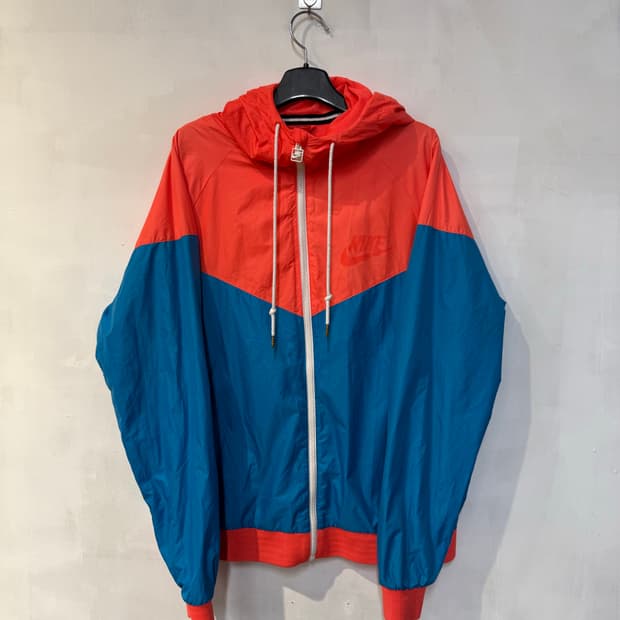 나이키 레드,블루 바람막이