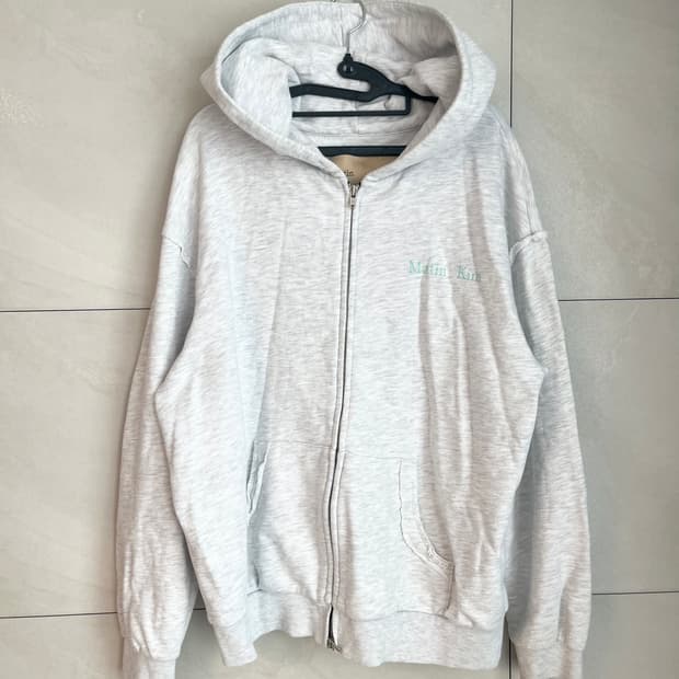 정품 마뗑킴 후드집업 오트밀 (free)