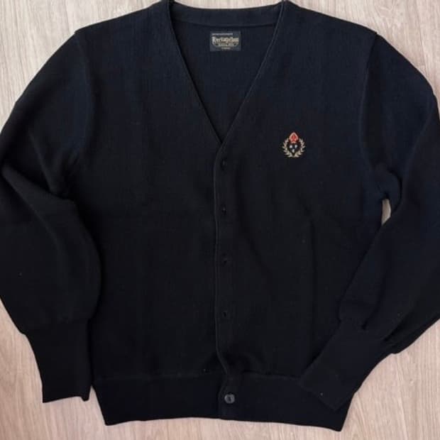 [L] 헤리티지플로스 가디건 블랙